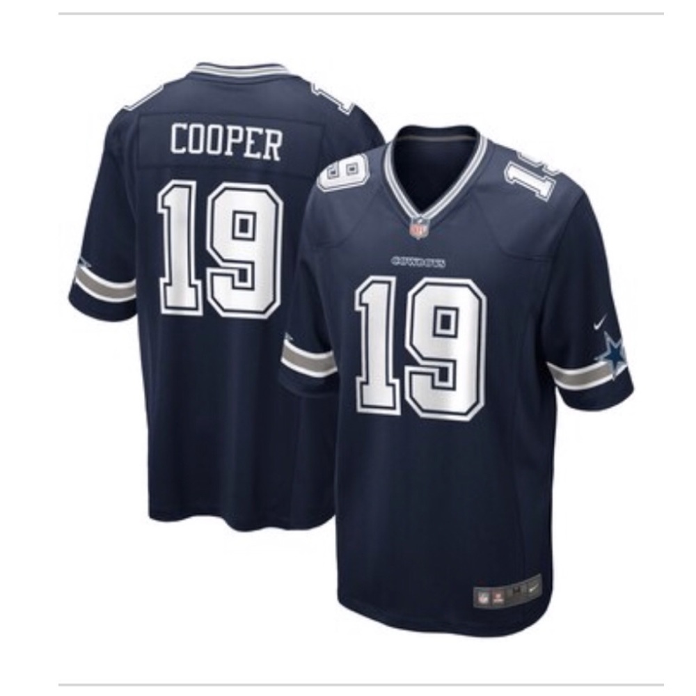 NWOT Navy Dallas Cowboys Amari Cooper NFL Jersey